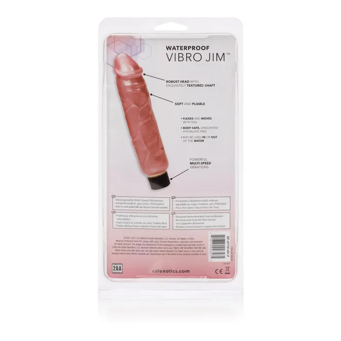 Waterproof Vibro Jim - The Ultimate Realistic Vibrator | CalExotics Female Sex Toys