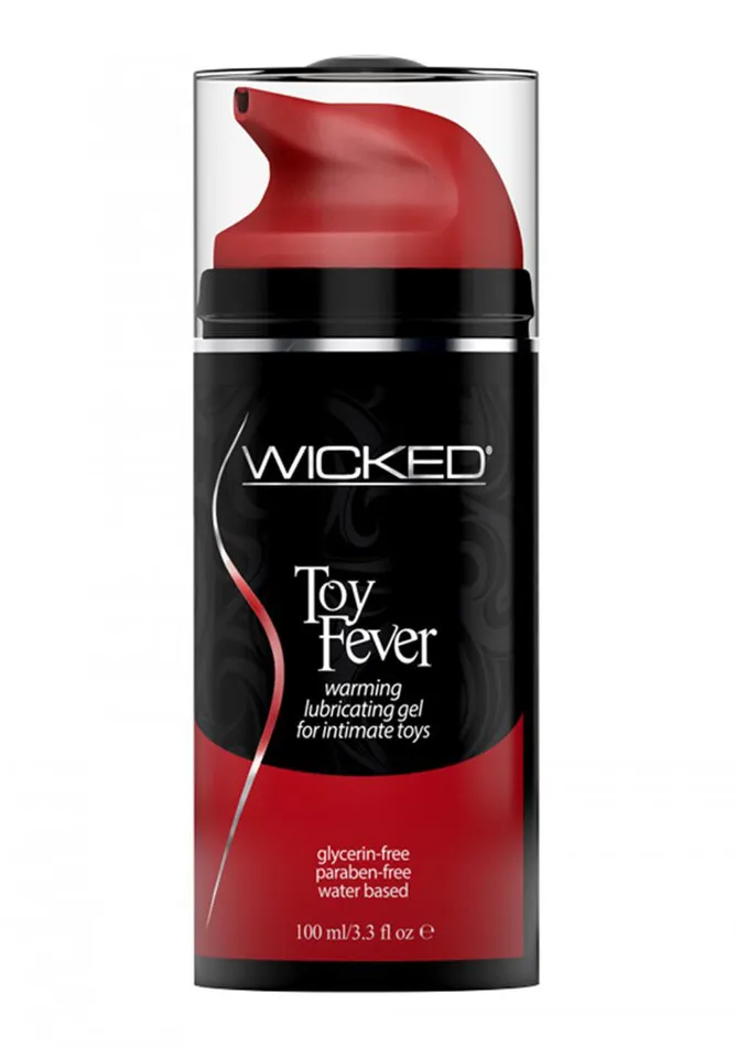 Wicked Toy Fever Warming Lubricating Gel Water Based for Intimate Toys 33 Ounce Wicked Sensual Care Couples