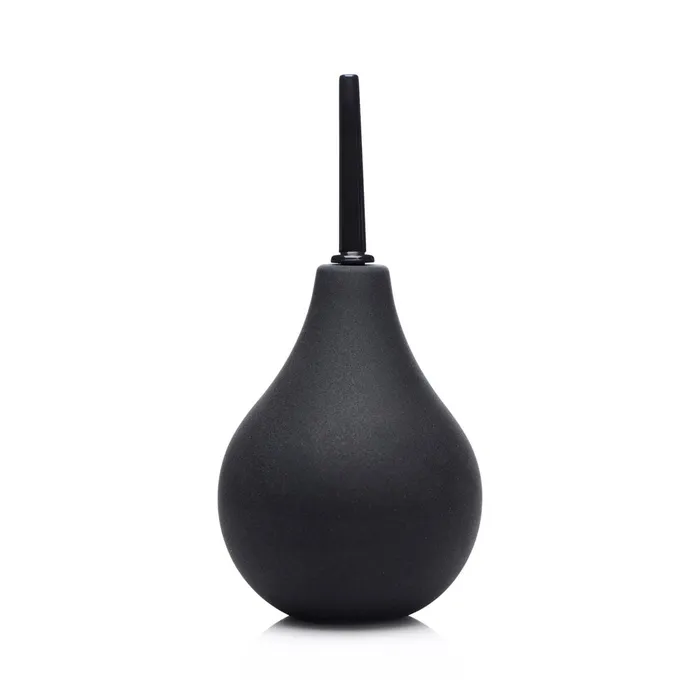 XR Brands Anal | CleanStream Thin Tip Silicone Enema Bulb - Black Unisex Douche