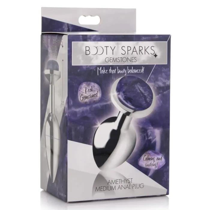 Xr Brands Booty Sparks Male Sex Toys | Amethyst Anal Plug - Medium