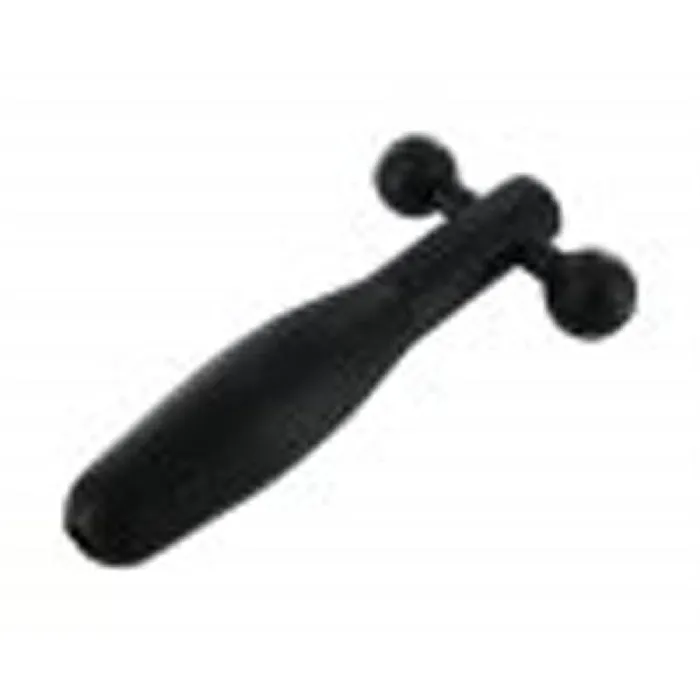 XR Brands Master Series Male Sex Toys Silicone Cum Thru Barbell Penis Plug