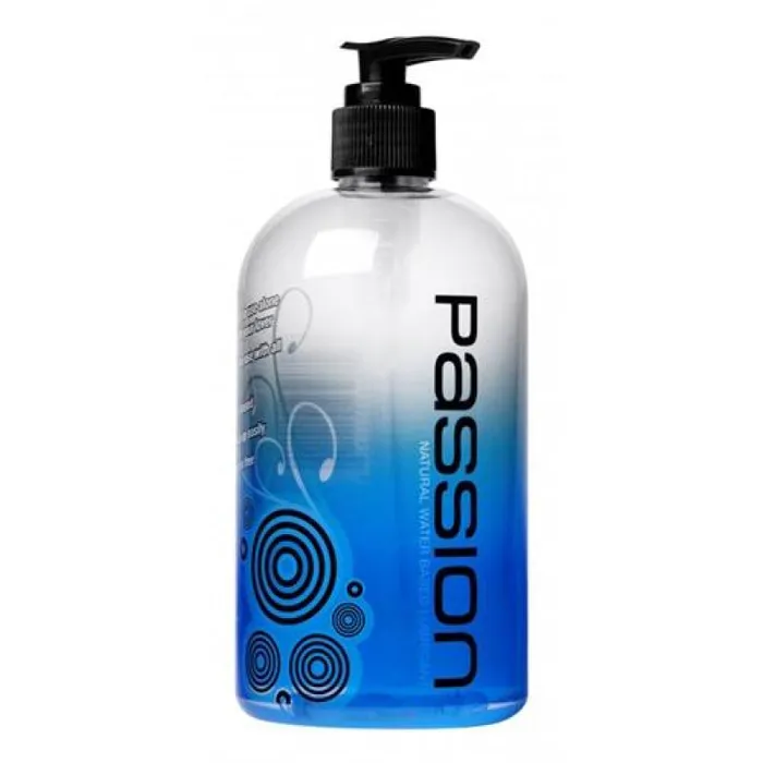 XR Brands Passion Lubricant Passion Natural Water Based Lubricant 16 Oz Sexual Health Wellbeing