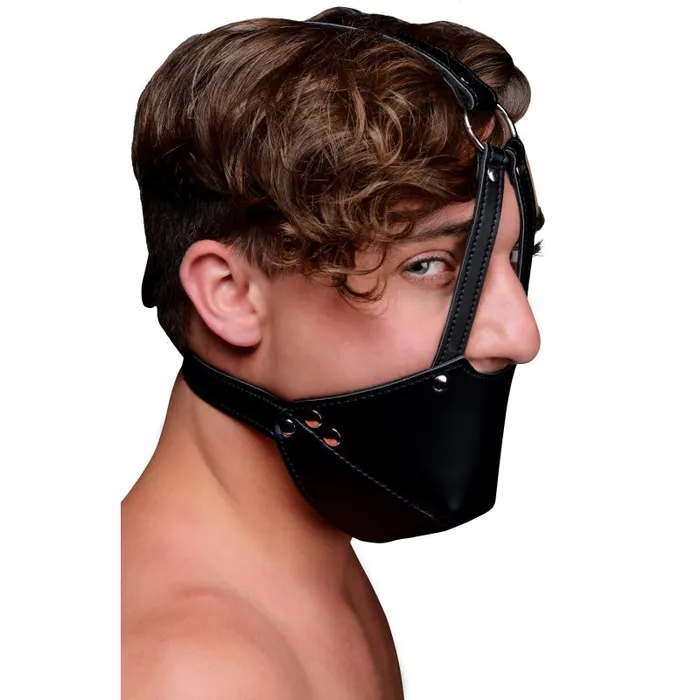 Xr Brands Strict Female Sex Toys | Muzzle Harness With Ball Gag