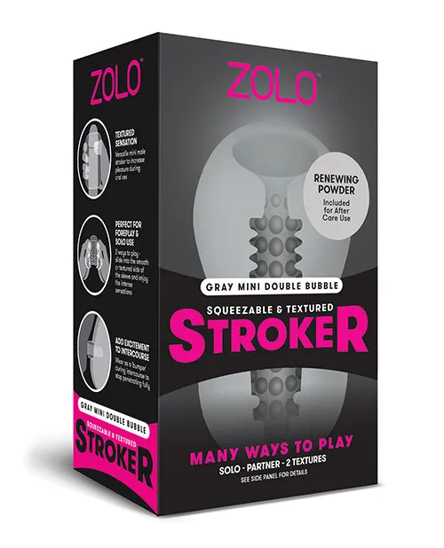 Zolo Mini Double Bubble Stroker Xgen Male Sex Toys