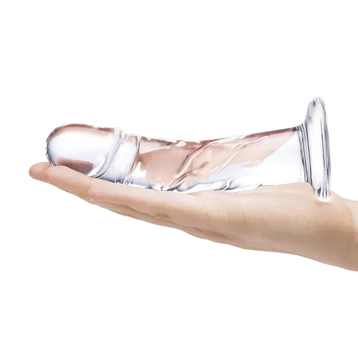 7 Curved Realistic Glass Dildo Gls Dildos