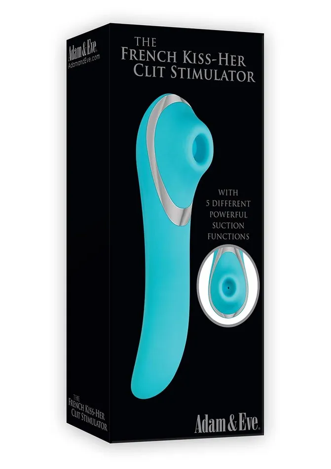 Adam and Eve Female Sex Toys Adam and Eve The French Kiss Her Rechargeable Silicone Clit Stimulator