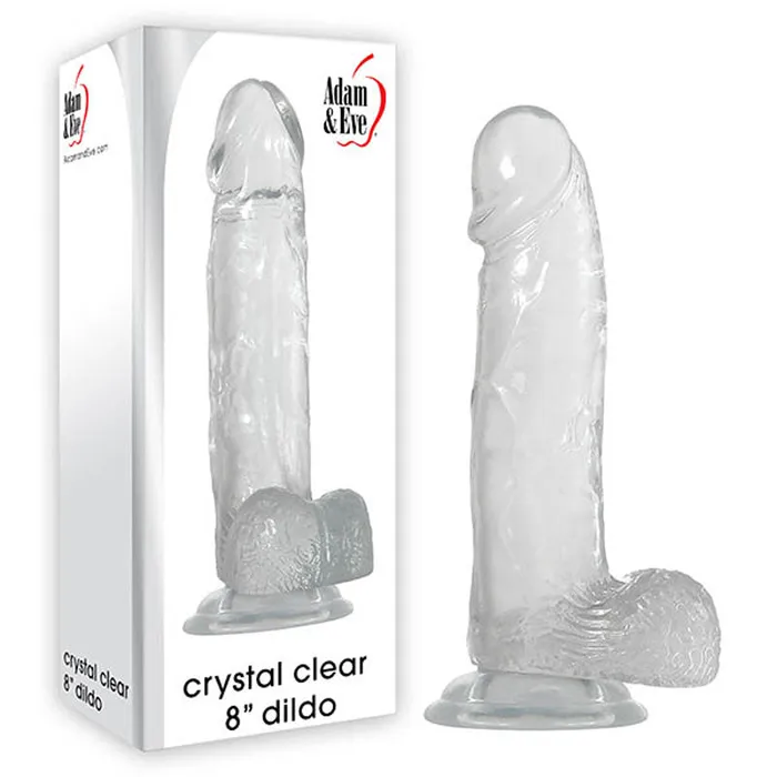 Adam Eve Crystal 8 Dildo Clear 203 cm Dong Adam Eve Dildos