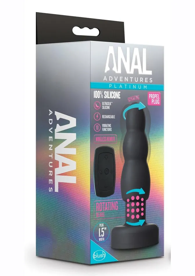 Anal Adventures Anal Anal Adventures Platinum Propel Butt Plug