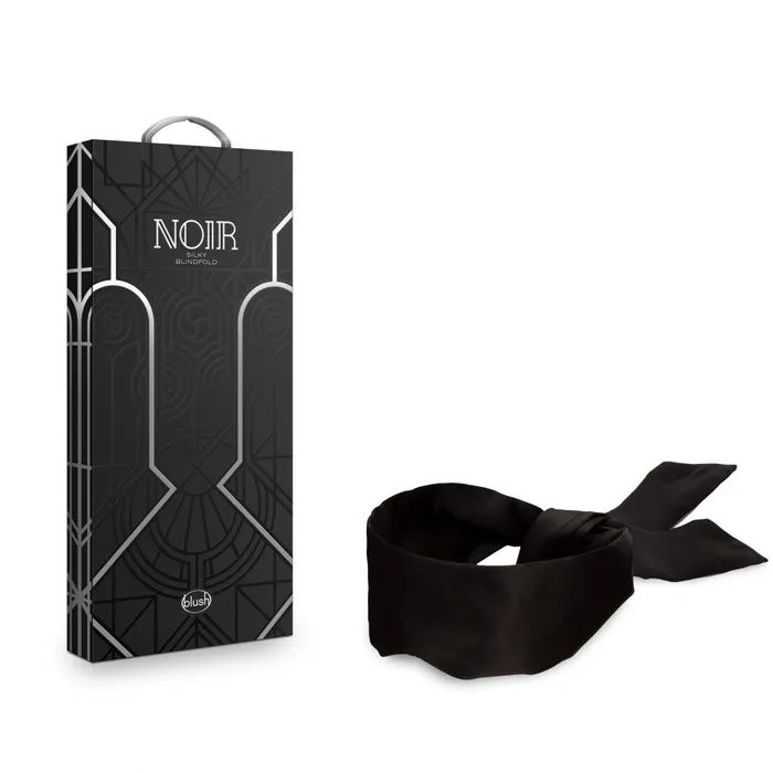 Anal Blush Novelties Noir Silky Blindfold Black