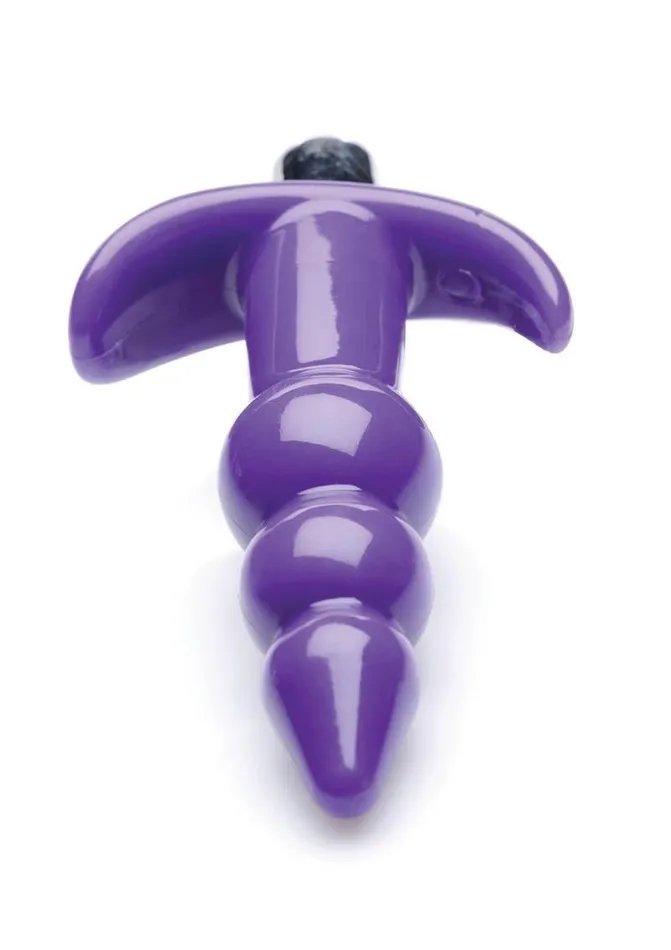 Anal Frisky Frisky Bubbling Purple Ribbed Anal Plug