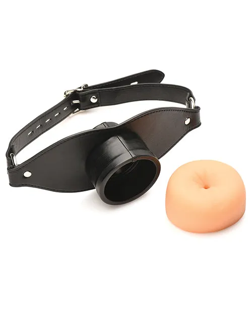 Anal Master Series Ass Face Mouth Gag LightBlack Xr LLC