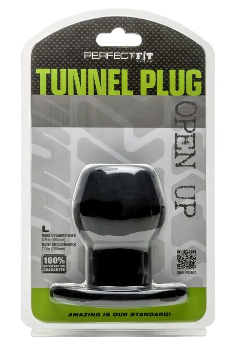 Anal Perfect Fit Perfect Fit Tunnel Plug Black Large