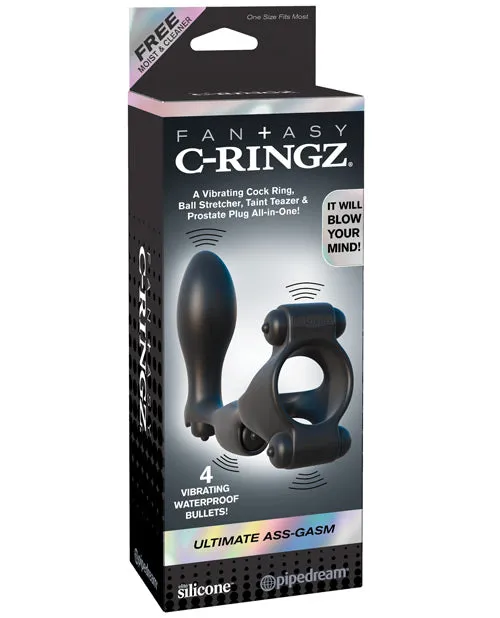 Anal Pipedream Products Fantasy C Ringz Ultimate Ass Gasm Black