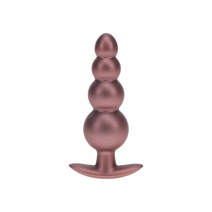 Anal Shots Toys OUCH Beaded Anal Plug Rose Gold 117 cm Butt Plug