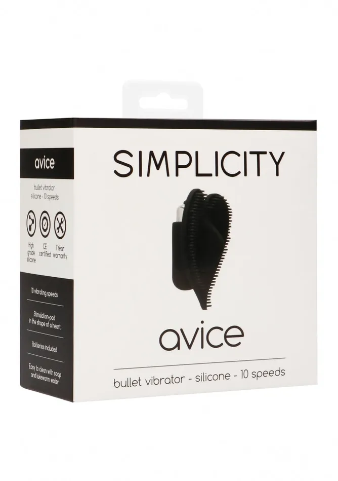 AVICE Bullet vibrator Black Shots Simplicity Vibrators