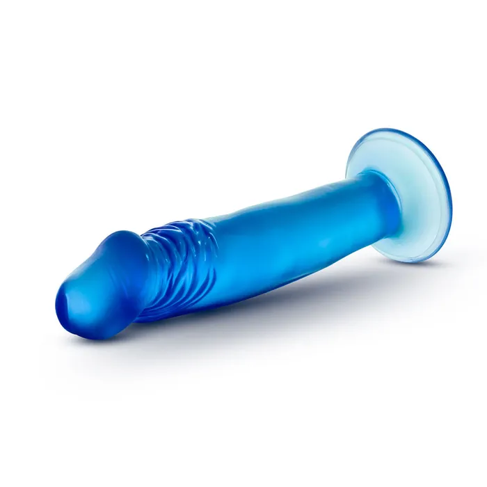 Blush Novelties Dildos B Yours Sweet n Small 6 Inch Dildo With Suction Cup Blue