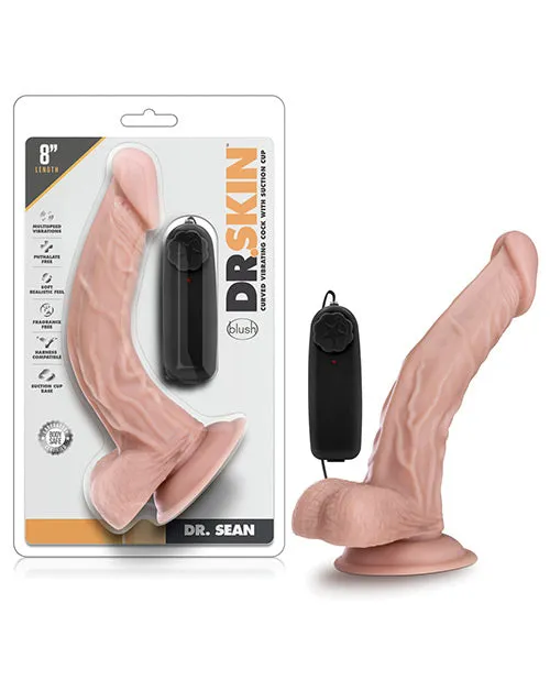 Blush Novelties Dildos Blush Dr Skin Dr Sean 8 Cock wSuction Cup Vanilla