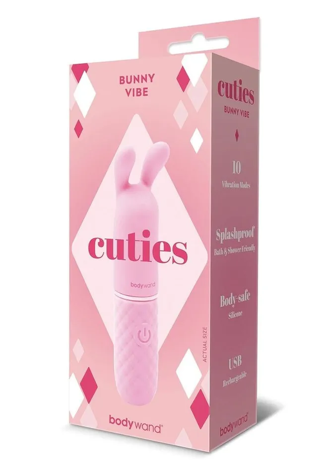 Bodywand Bodywand Cuties Rabbit Rechargeable Silicone Rabbit Vibrator For Her Female Sex Toys