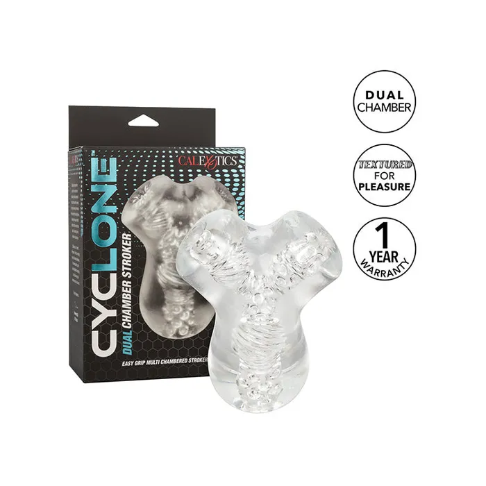 Cal Exotics Male Sex Toys Cyclone Dual Chamber Stroker