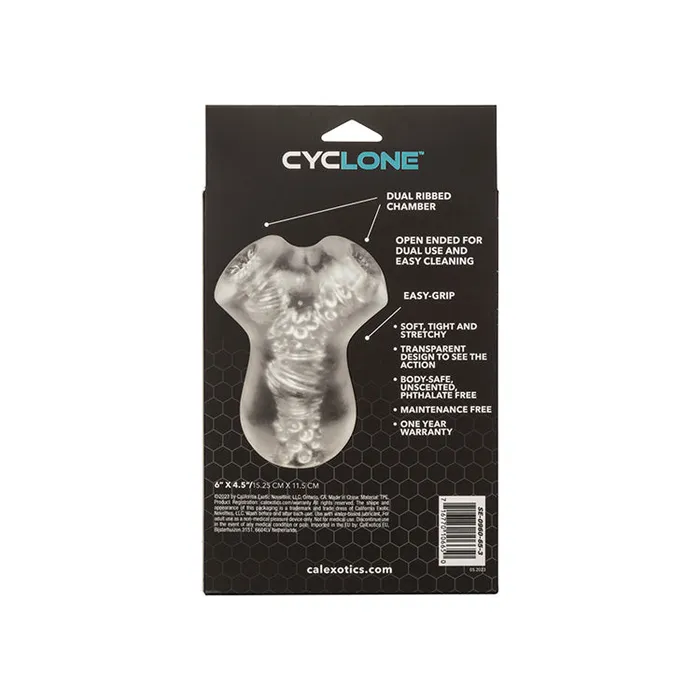 Cal Exotics Male Sex Toys Cyclone Dual Chamber Stroker