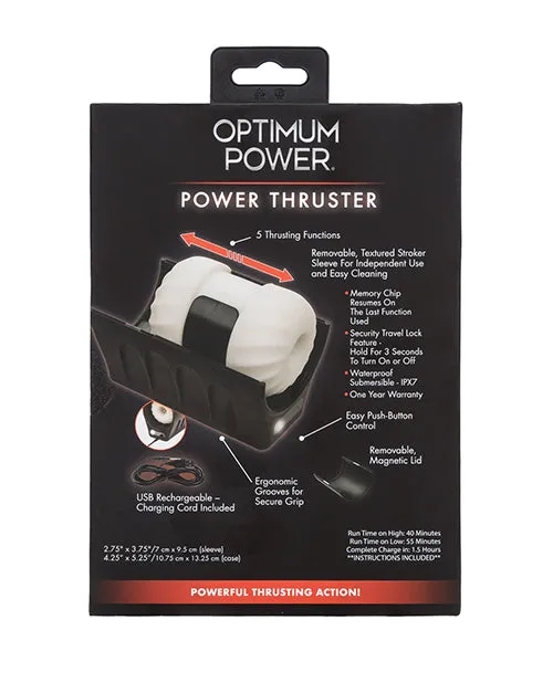 California Exotic Novelties Male Sex Toys Optimum Power Power Thruster Masturbator