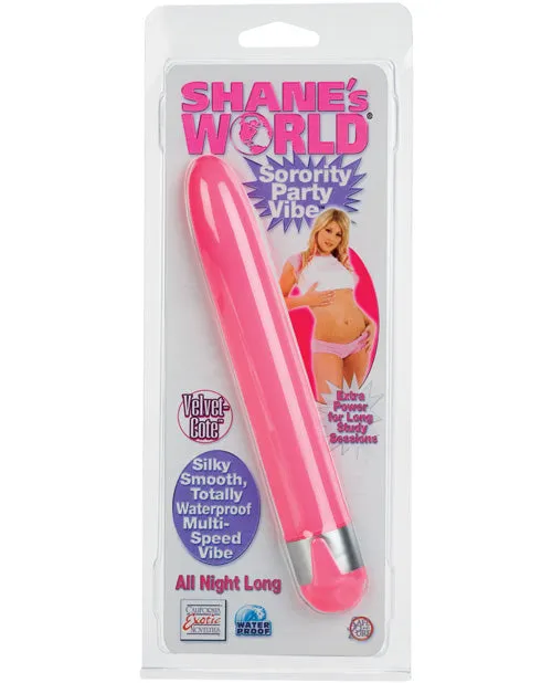 California Exotic Novelties Vibrators Shanes World All Night Long Sorority Party Vibe