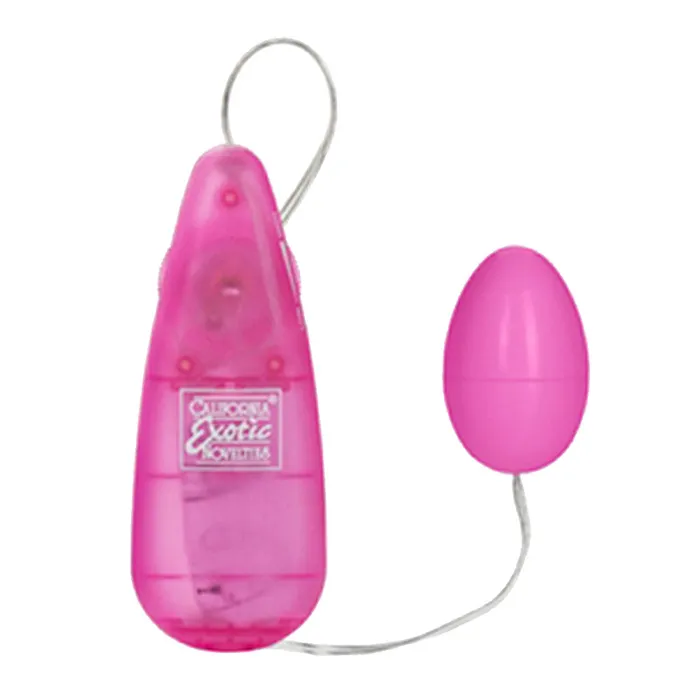 California Exotic Vibrators California Exotic Pocket Exotics Vibrating Pink Passion Egg