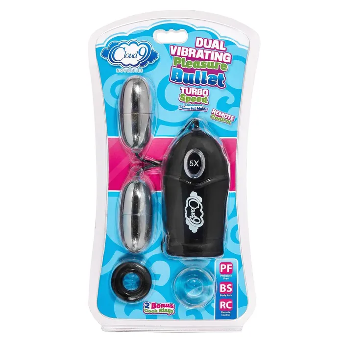 Cloud 9 Dual Egg Vibrator Black Cloud 9 Vibrators