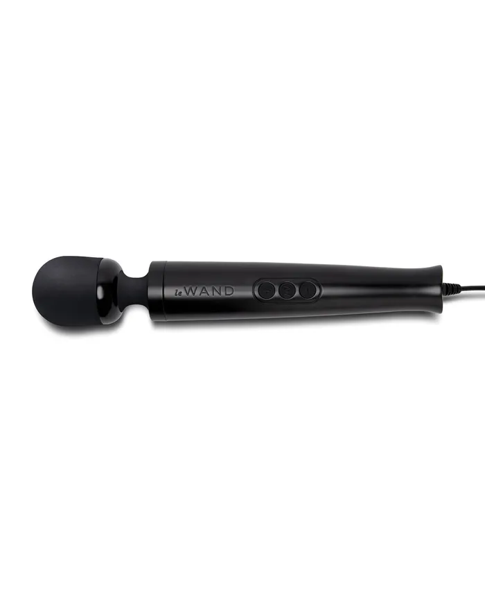 Cotr INC Le Wand Die Cast PlugIn Massager Black Anal