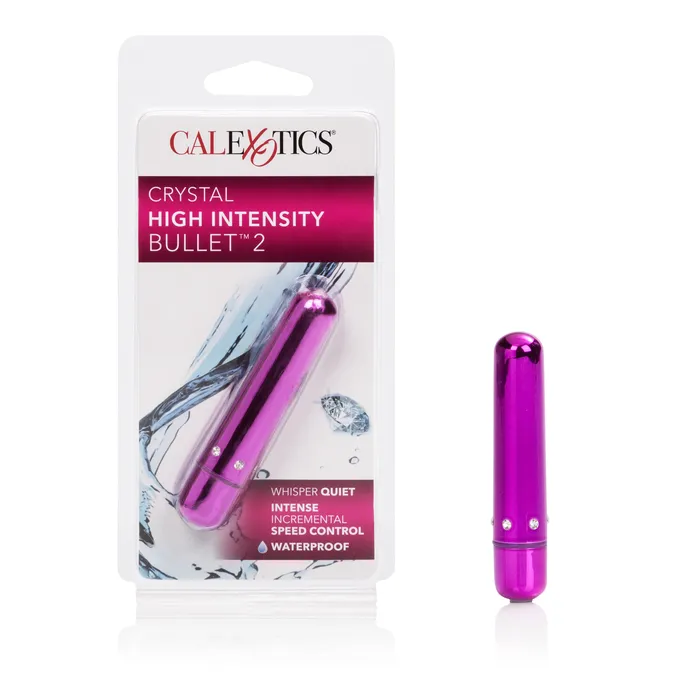 Crystal High Intensity Bullet 2 Pink California Exotic Vibrators