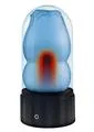 Delite Heated Rose Rechargeable Masturbator Delite Male Sex Toys