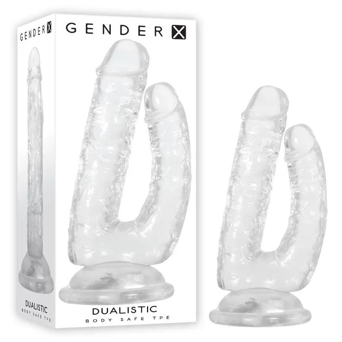 Dildos Gender X Gender X DUALISTIC Clear 235 cm Double Penetrating Dong