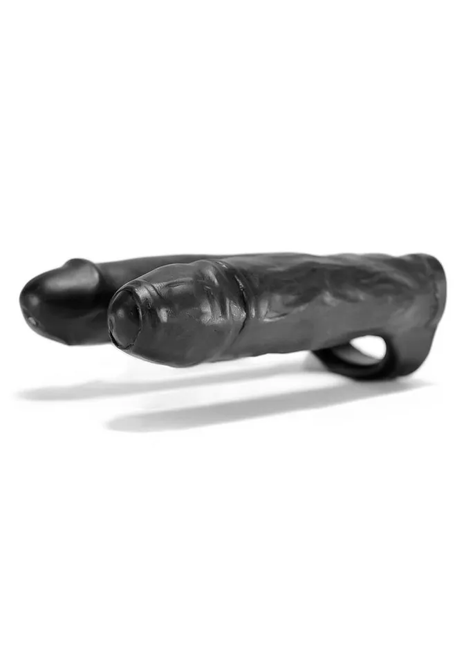 Dildos Oxballs Oxballs 3Way Penetrator Double Dildo and Cock Ring