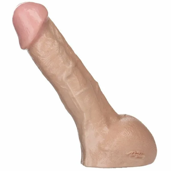 Dildos VacULock 7 inch Perfect Realistic Cock White VacULock