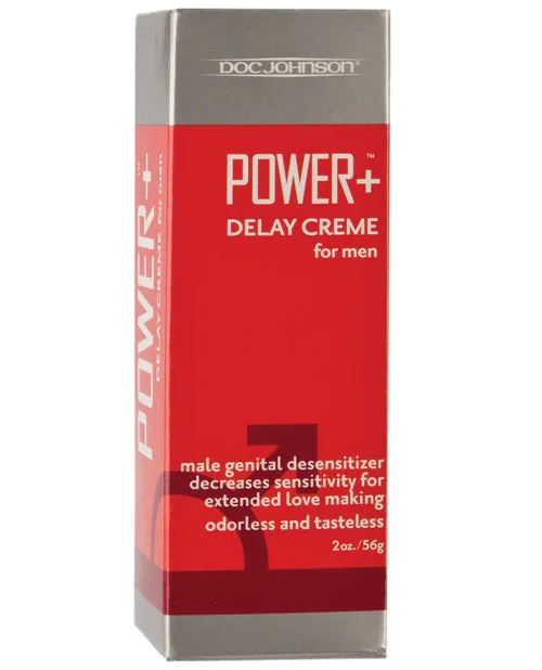 Doc Johnson Power Plus Cream 2 oz Male Sex Toys