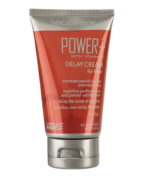 Doc Johnson Power Plus Cream 2 oz Male Sex Toys