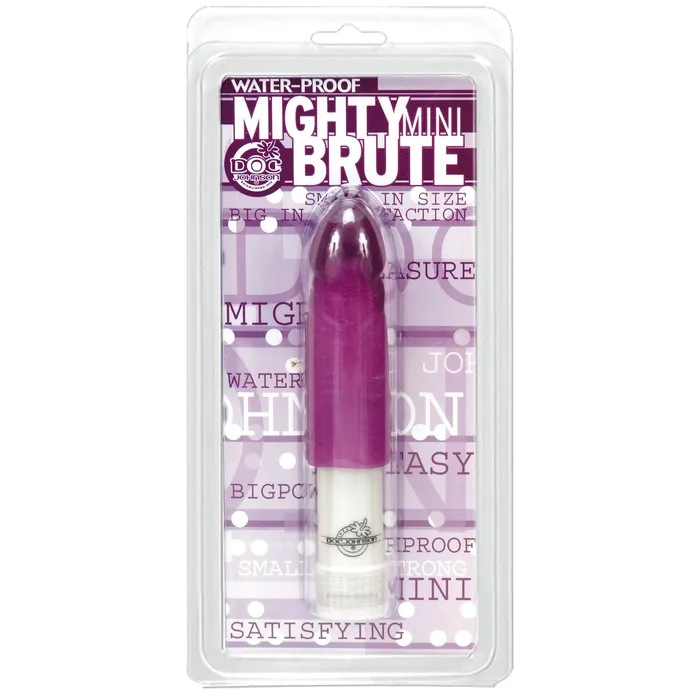 Doc Johnson Vibrators Mighty Mini Brute Vibe wPurple Sleeve