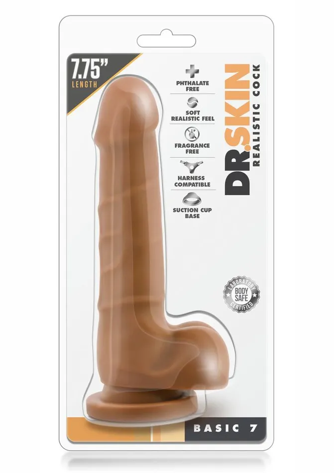 Dr Skin Dr Skin Basic 7 Dildo with Balls Female Sex Toys