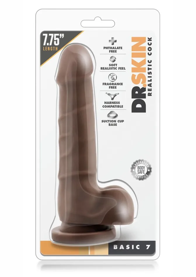 Dr Skin Dr Skin Basic 7 Dildo with Balls Female Sex Toys