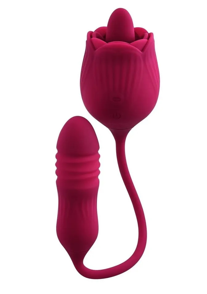 Evolved Female Sex Toys Wild Rose Rechargeable Silicone Clitoral Stimulator