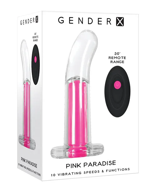 Evolved Novelties INC Vibrators Gender X Pink Paradise ClearPink