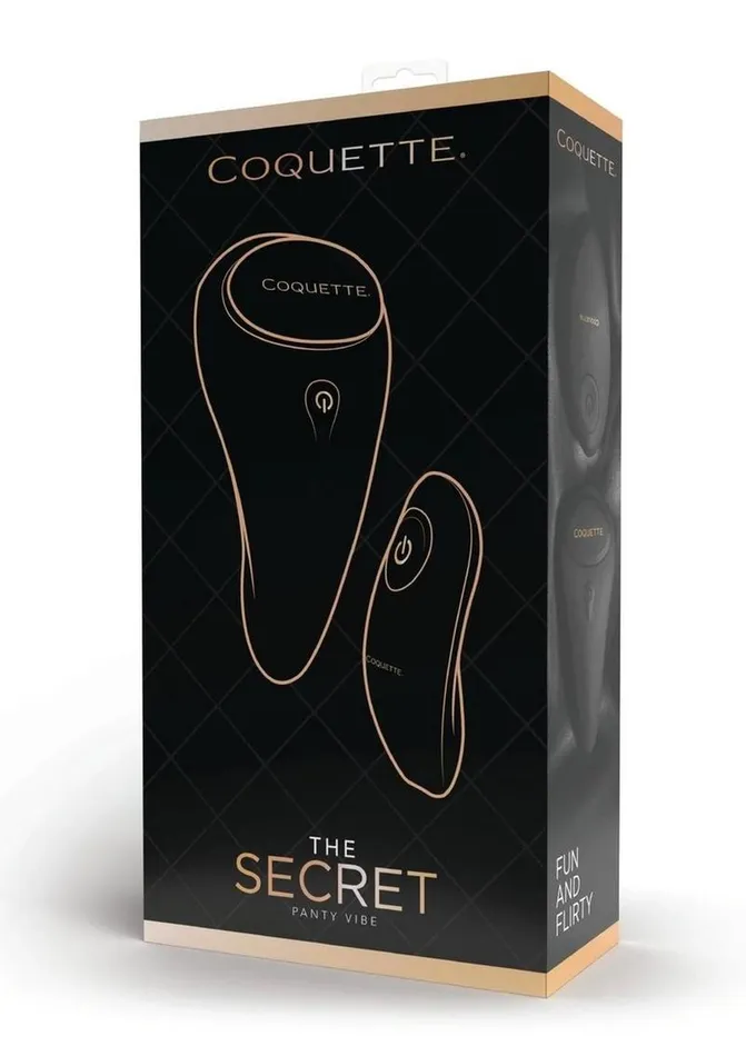 Female Sex Toys Coquette The Secret Panty Vibe Rechargeable Silicone Clitoral Vibrator Coquette