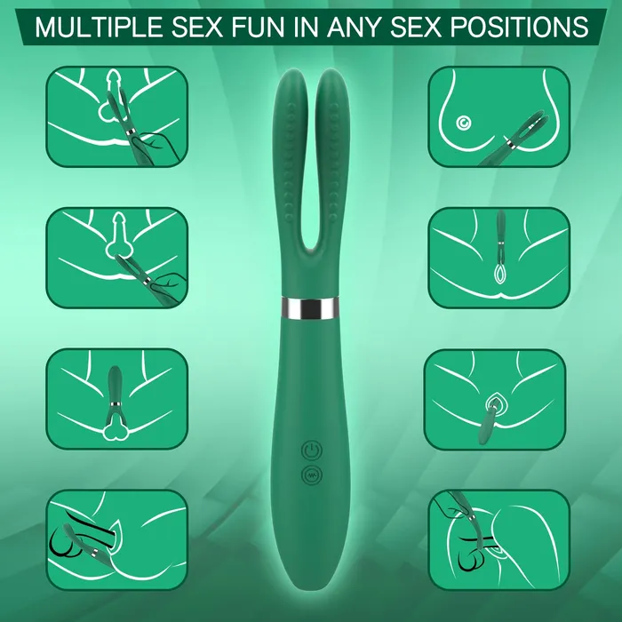 Female Sex Toys Onion Toy Dual Head Clips Shaped Tits Clitoris Stimulation Vibrator