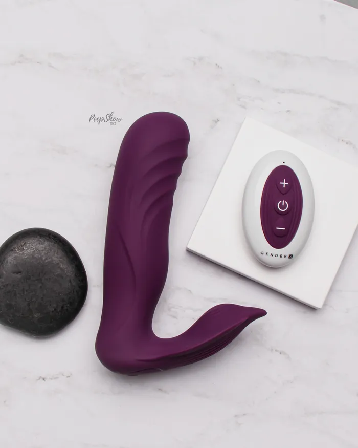 Female Sex Toys Velvet Hammer Thrusting Plug Vibrator with Remote Control Evolved