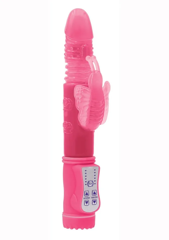 Firefly Lola Glow In The Dark Thrusting and Rotating Rabbit Firefly Vibrators