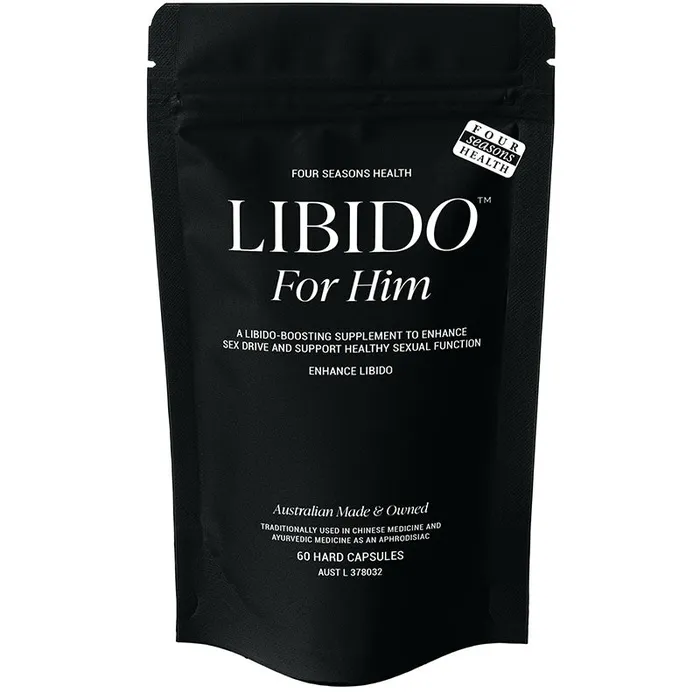 Four Seasons Libido For Him Libido Enhancing Supplement for Men 60 Capsules Four Seasons Female Sex Toys