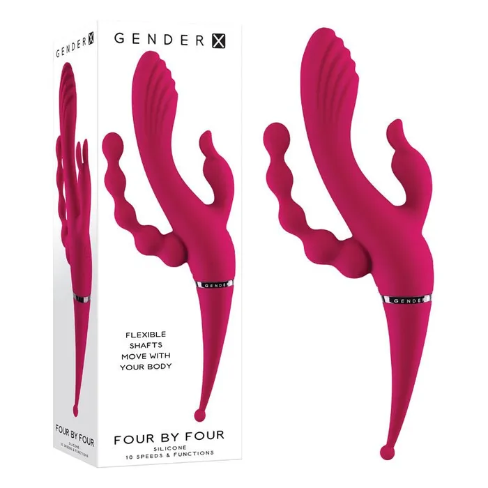 Gender X Gender X FOUR BY FOUR 275 cm USB Rechargeable Multi Vibrator Vibrators