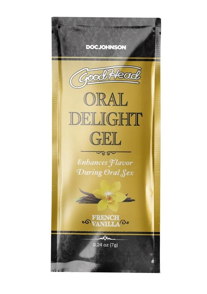 GoodHead Goodhead Oral Delight Gel 24oz Bulk 48 Pieces French Vanilla Dildos