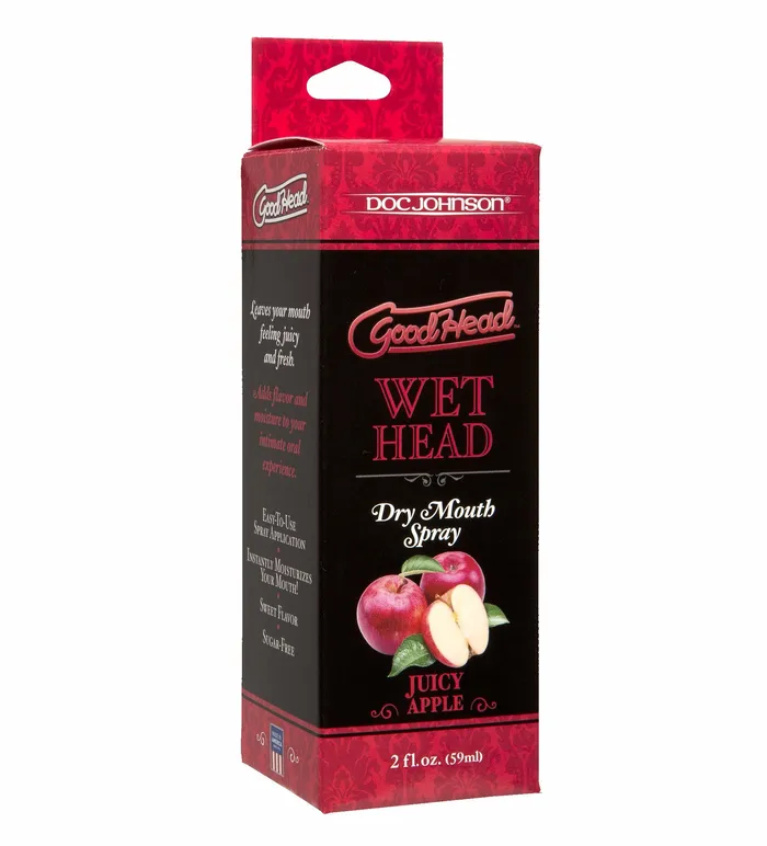 GoodHead Vibrators GoodHead Wet Head 2 oz Spray Bottle Red Apple