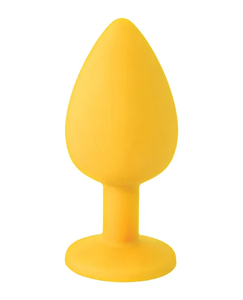 Icon Brands INC Anal The 9s Booty Talk Dont Stop Plug Yellow